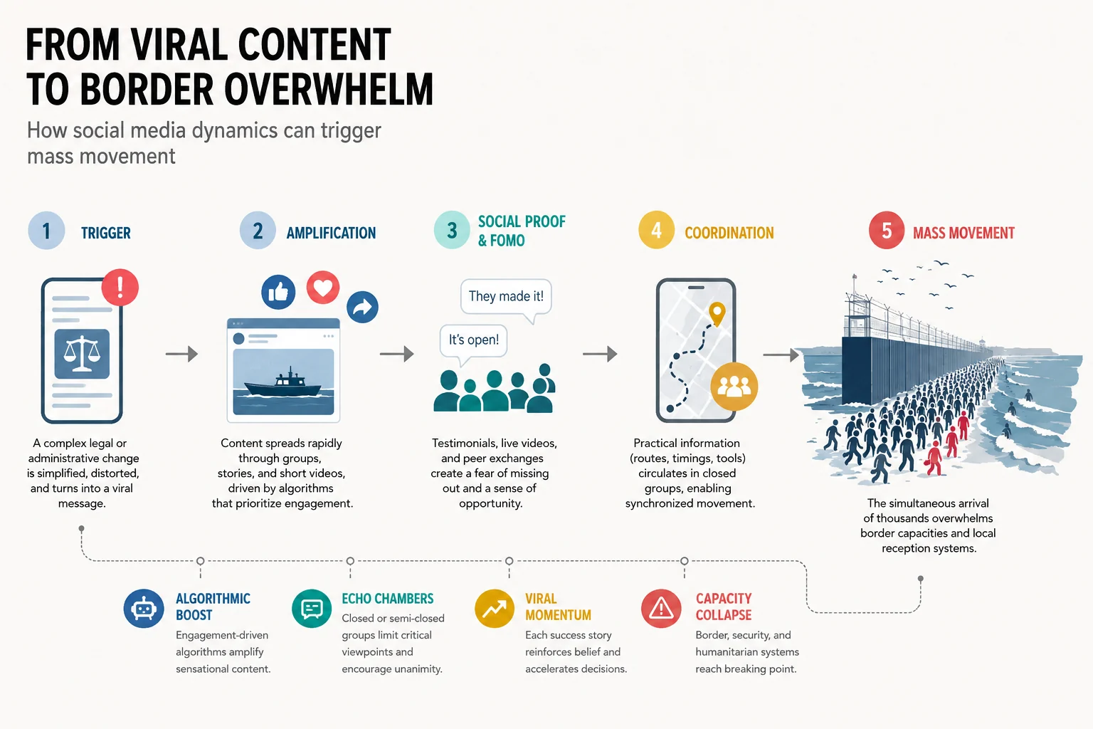 How viral content escalated into a mass movement towards the Ceuta border