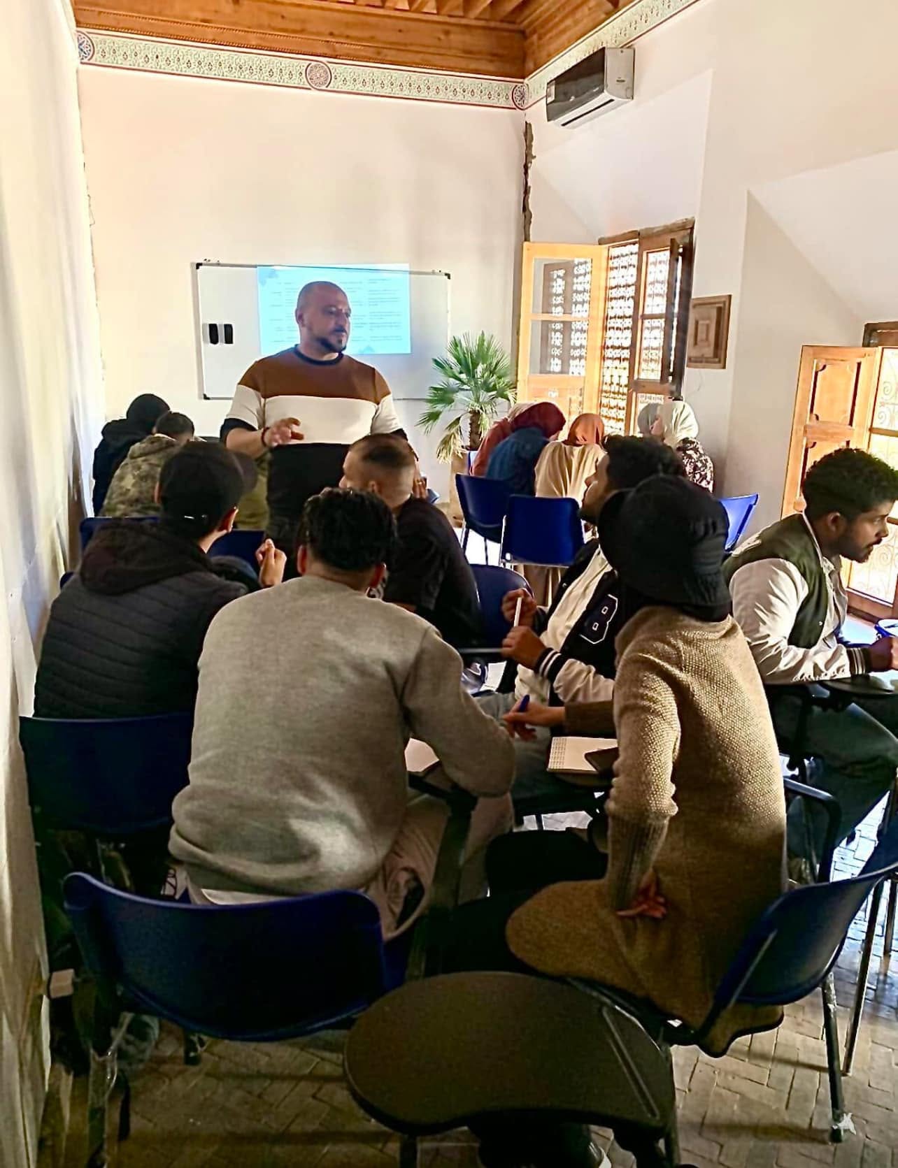 Atelier avec des jeunes de l’Académie Ali Zaoua